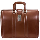 McKlein USA Morgan 17" Leather Litigator Laptop Briefcase