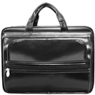 McKlein USA Elston 15" Leather Double Compartment Laptop Briefcase