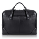 McKlein USA Harpswell 17" Leather Dual Compartment Laptop Briefcase