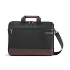 Samsonite Kombi Slim Brief Case Black Brown